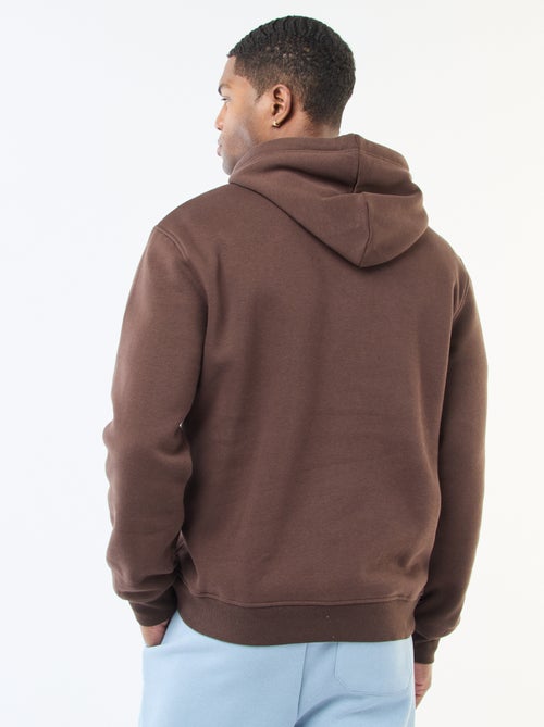 Hoodie van joggingstof met kangaroezak - Kiabi