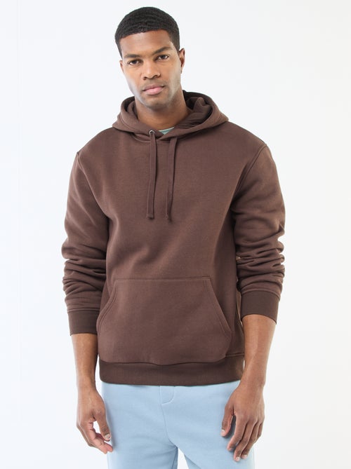 Hoodie van joggingstof met kangaroezak - Kiabi
