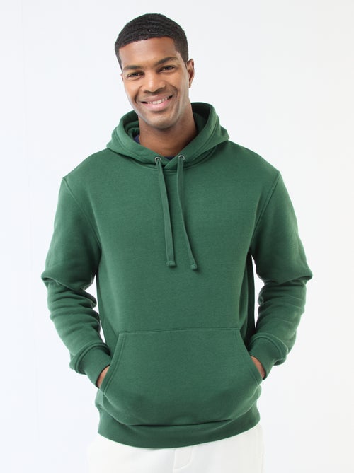 Hoodie van joggingstof met kangaroezak - Kiabi