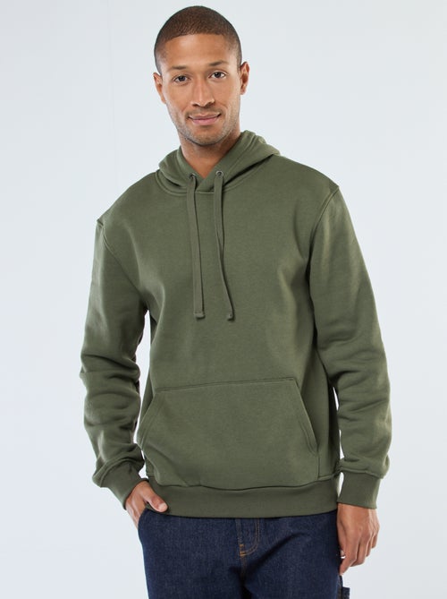 Hoodie van joggingstof met kangaroezak - Kiabi