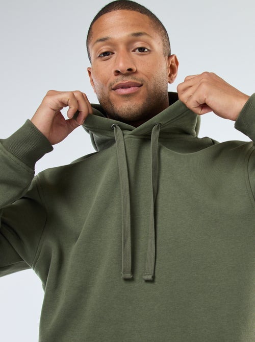 Hoodie van joggingstof met kangaroezak - Kiabi