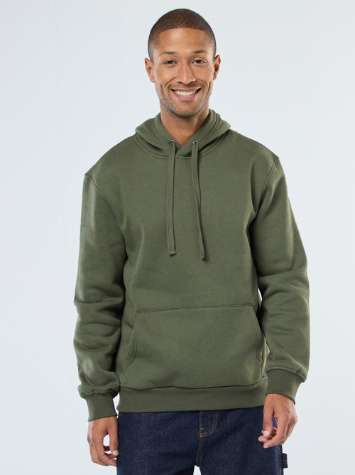 Hoodie van joggingstof met kangaroezak - Kiabi