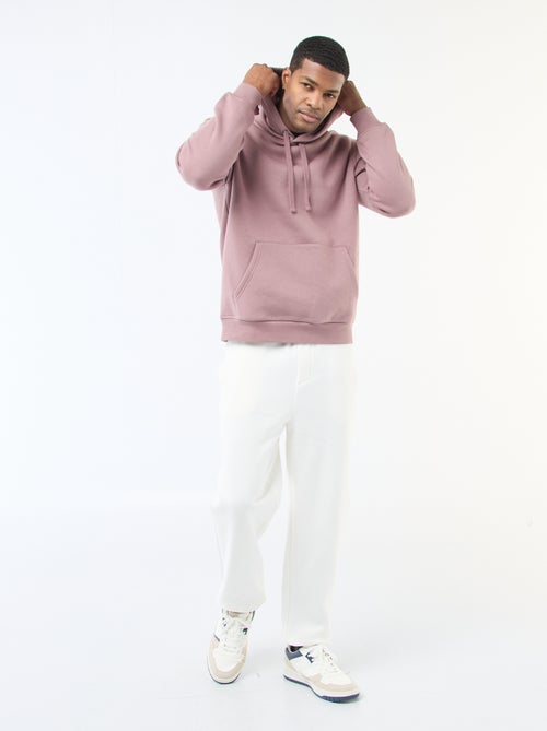 Hoodie van joggingstof met kangaroezak - Kiabi