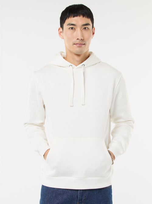 Hoodie van joggingstof met kangaroezak - Kiabi