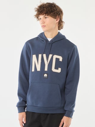 Hoodie van joggingstof met print