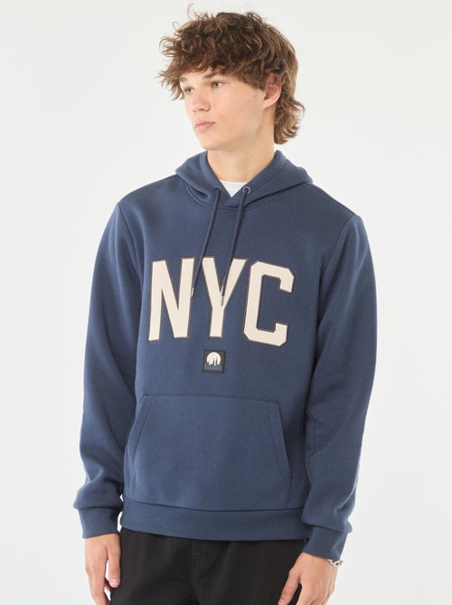 Hoodie van joggingstof met print - Kiabi