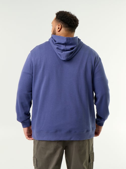 Hoodie van ongeruwde sweatstof - Kiabi