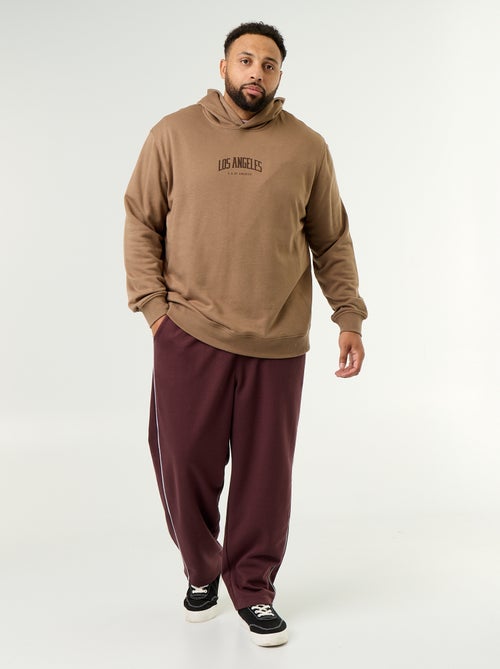 Hoodie van ongeruwde sweatstof - Kiabi