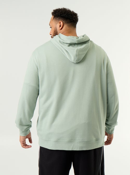 Hoodie van ongeruwde sweatstof - Kiabi