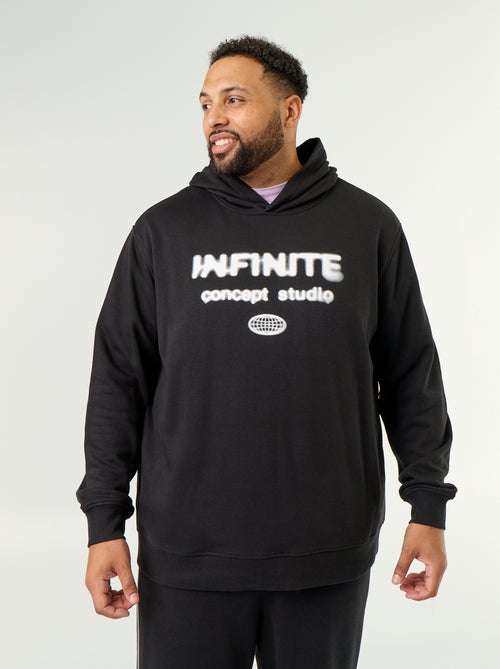 Hoodie van ongeruwde sweatstof - Kiabi