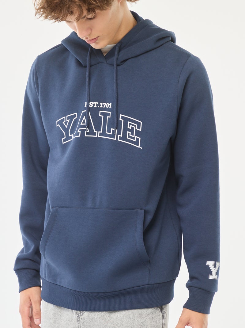 Hoodie 'Yale' BLAUW - Kiabi
