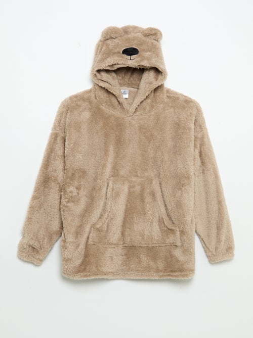Hoodies van pluche breisel - Kiabi