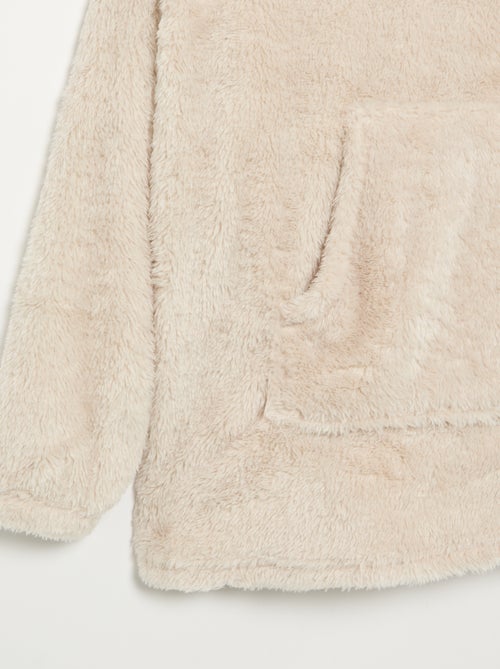 Hoodies van pluche breisel - Kiabi