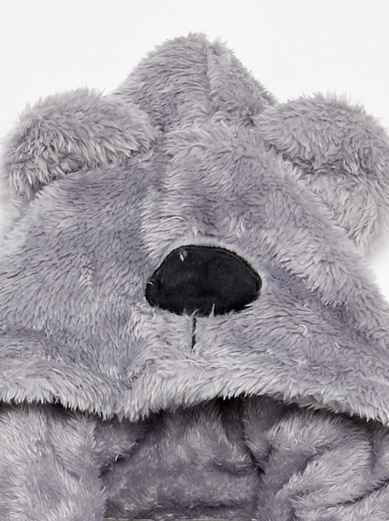Hoodies van pluche breisel Grijs - Kiabi