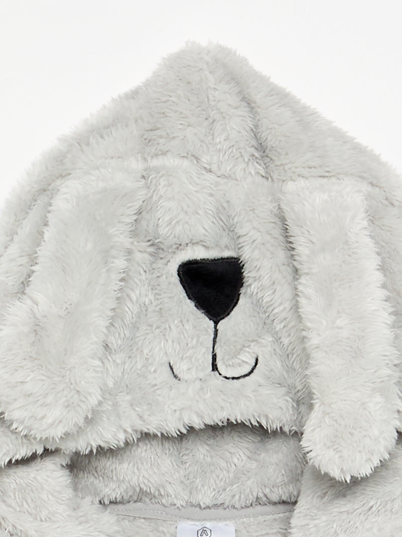 Hoodies van pluche breisel Grijs - Kiabi