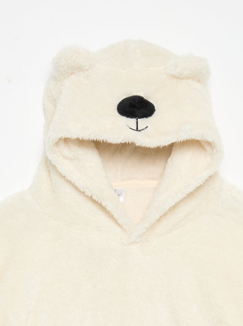 Hoodies van pluche breisel Rose - Kiabi