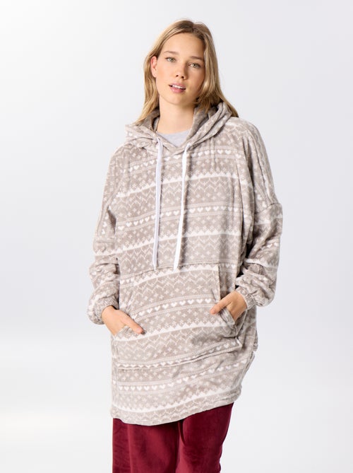 Hoodies van pluche tricot - Kiabi Hoodies van pluche tricot - Kiabi