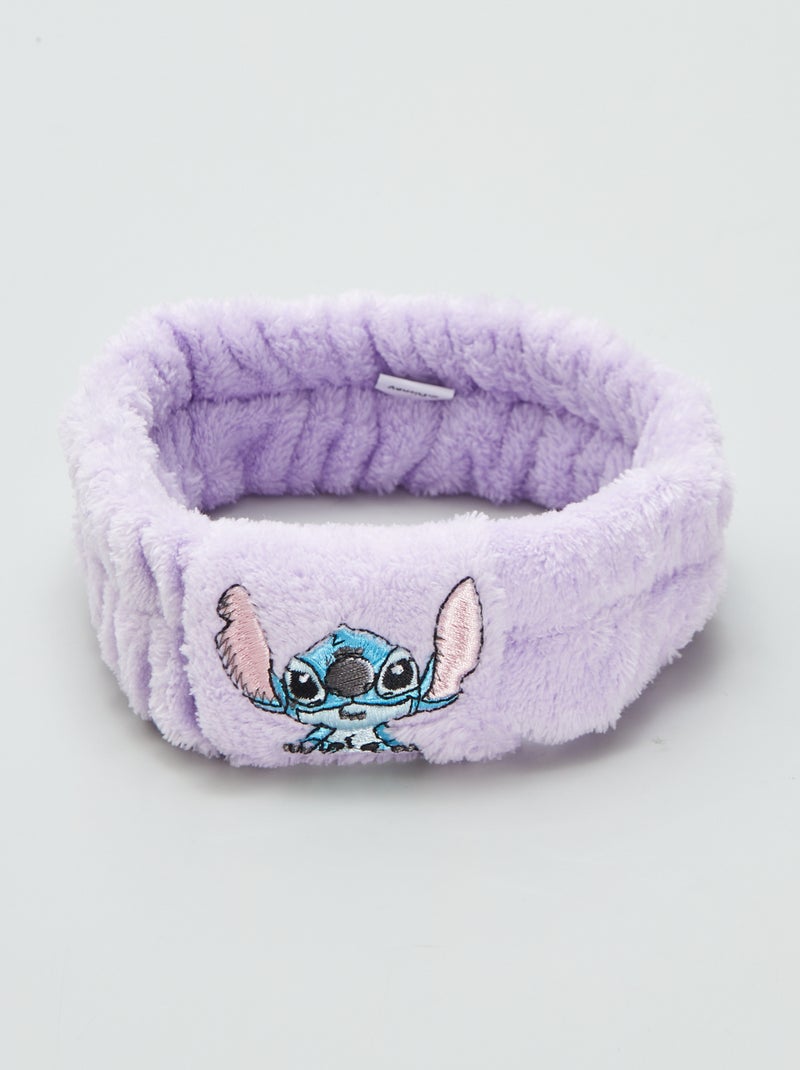 Hoofdband voor make-up - 'Stitch' PAARS - Kiabi