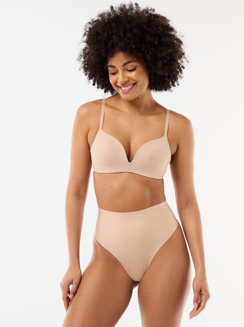 Hooggetailleerde shapewear tanga - Kiabi