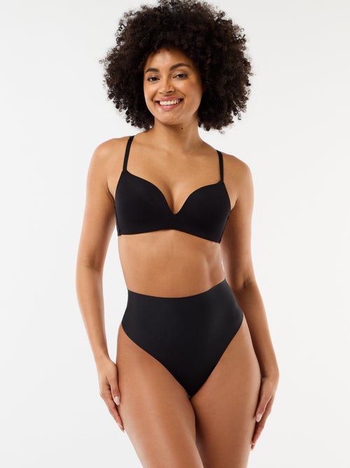 Hooggetailleerde shapewear tanga - Kiabi