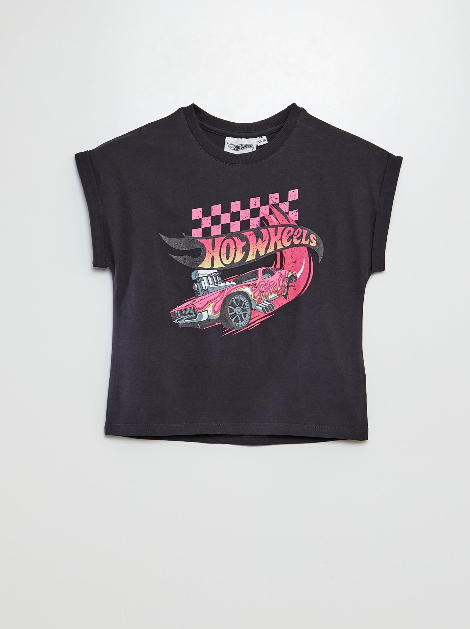 Hot Wheels'-T-shirt - ZWART - Meisje - 8.00€ - Kiabi