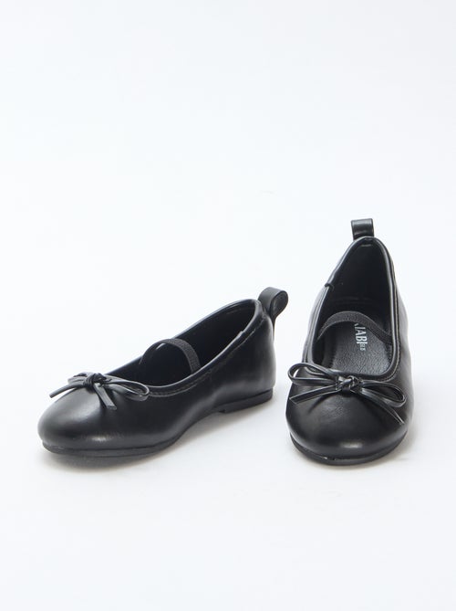 Imitatieleren ballerina's met bandje - Kiabi Imitatieleren ballerina's met bandje - Kiabi