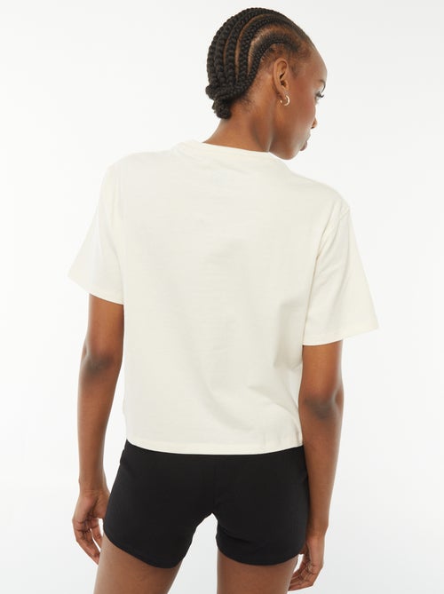 Ingekort T-shirt met korte mouwen 'LA Lakers' - Kiabi