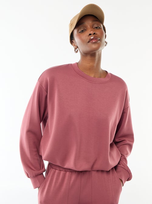 Ingekorte sweater met bollend effect - Kiabi