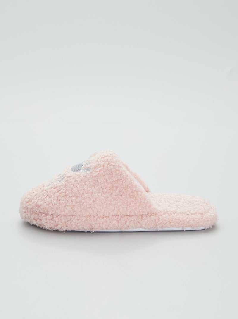 Instappantoffels roze - Kiabi