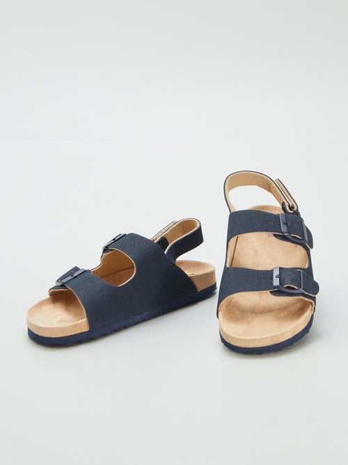 Instappers van suèdine met klittenband - Kiabi