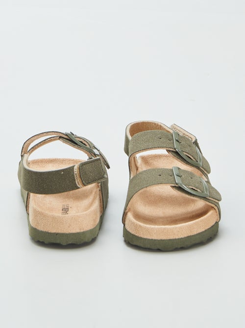 Instappers van suèdine met klittenband - Kiabi