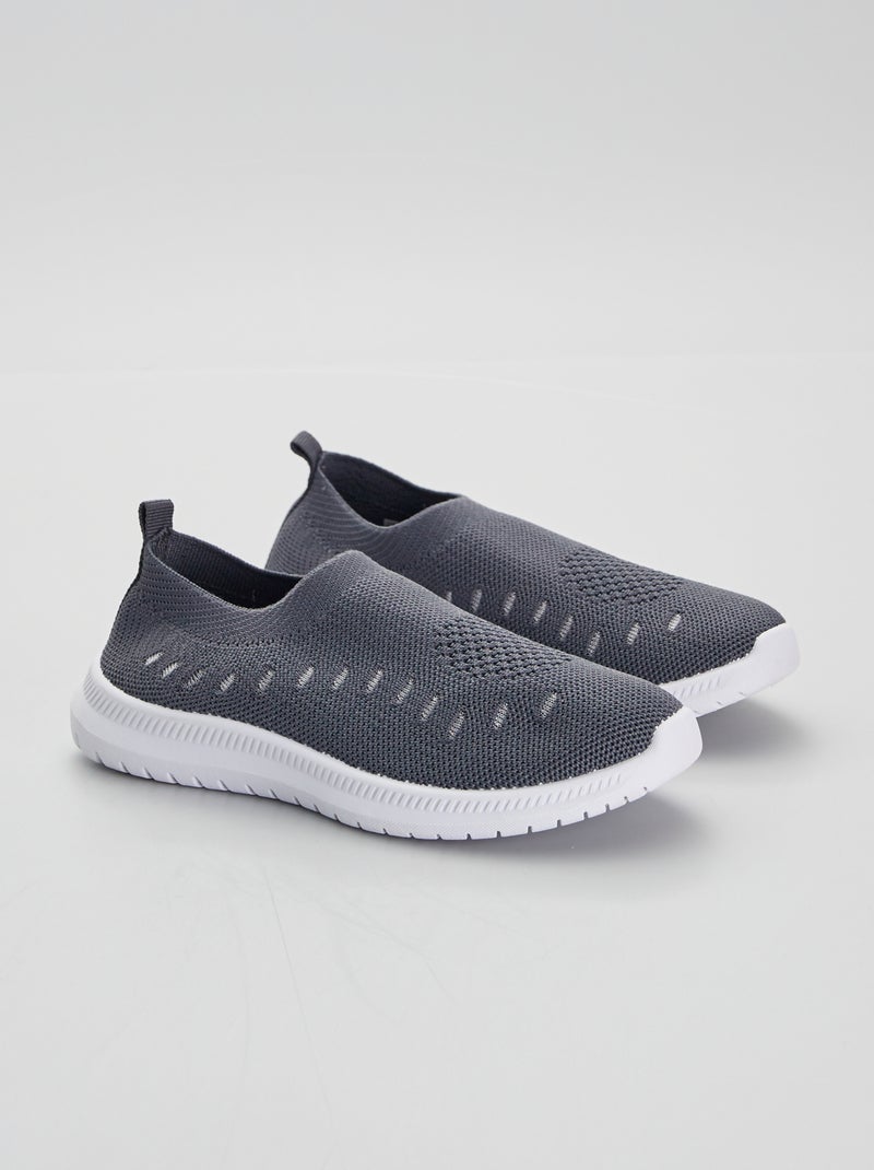 Instapsneakers grijs - Kiabi