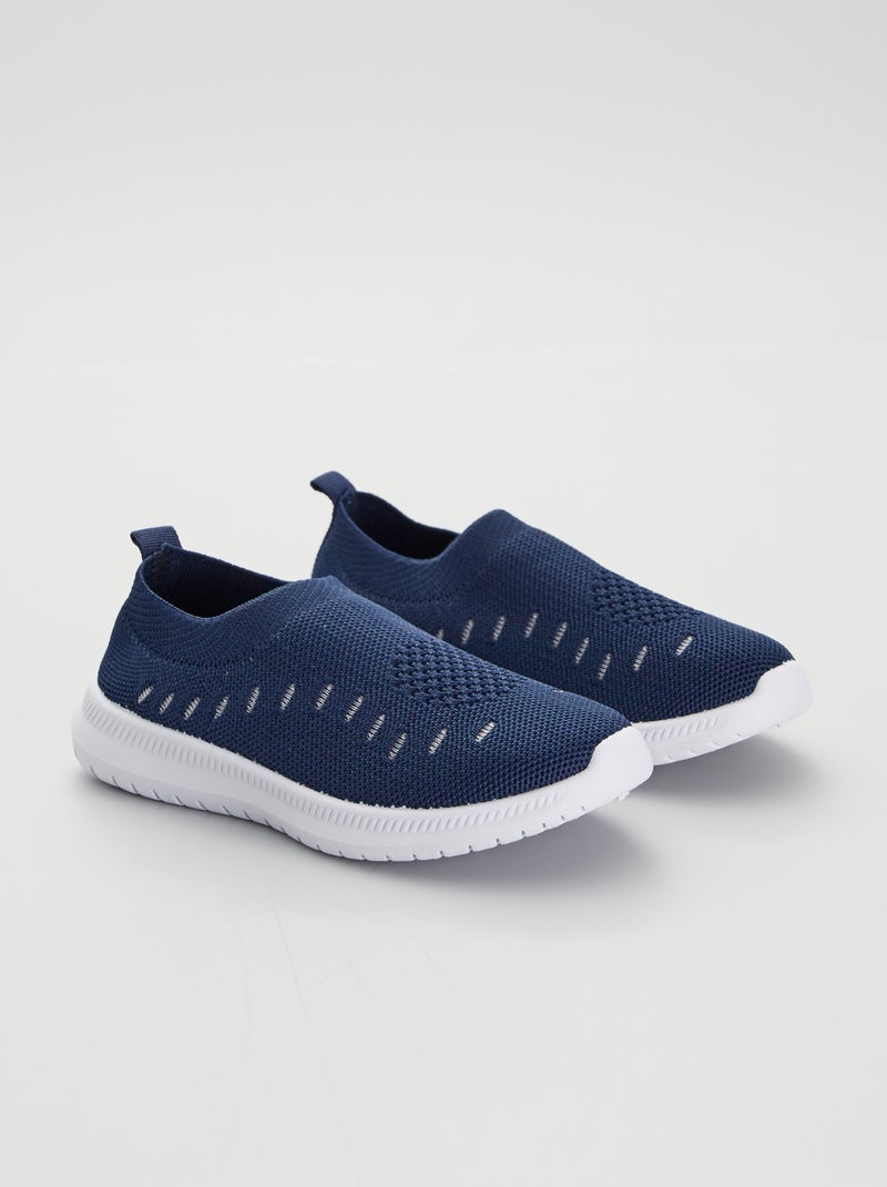 Instapsneakers marineblauw - Kiabi