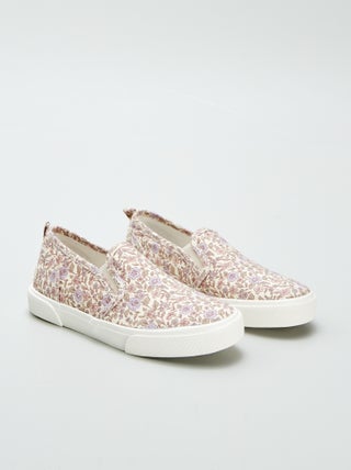 Instapsneakers met motiefje