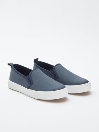 Instapsneakers van suèdine