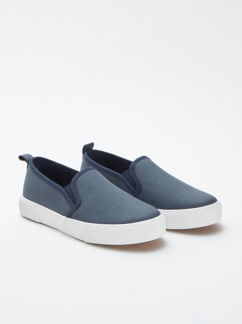 Instapsneakers van suèdine - Kiabi