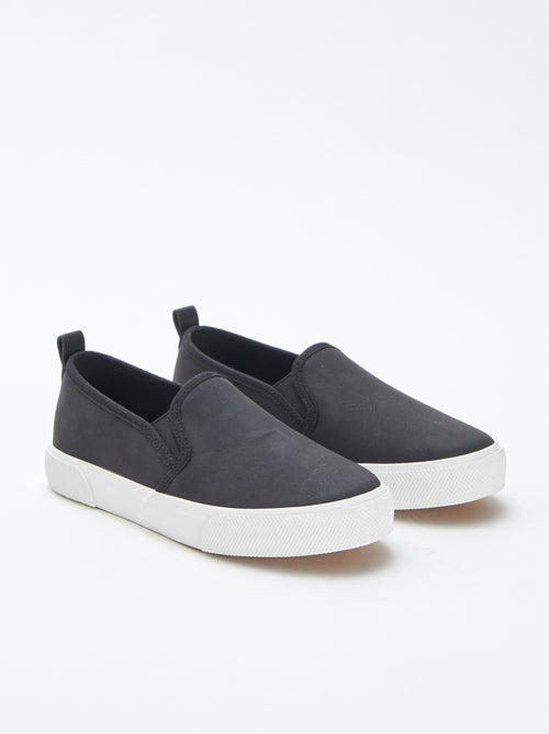 Instapsneakers van suèdine - Kiabi