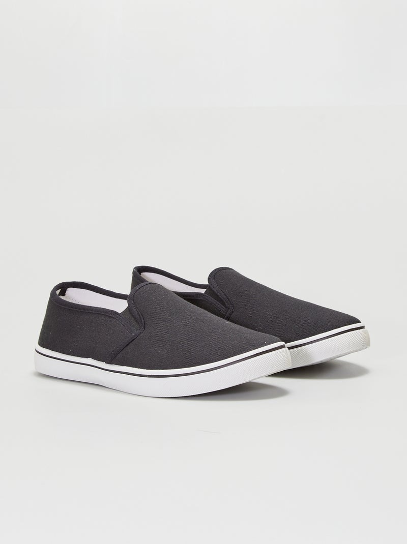 Instapsneakers zwart - Kiabi