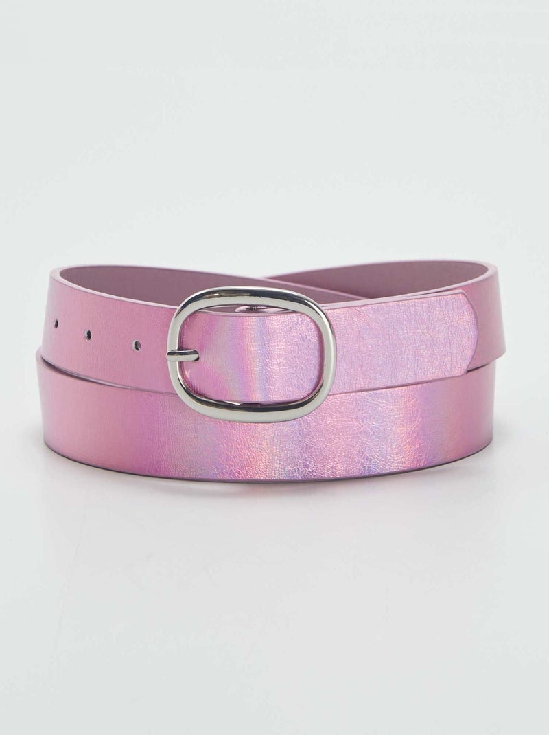 Iriserende riem ROSE - Kiabi