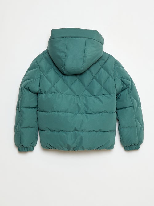 Jack met capuchon met fleecevoering - Kiabi