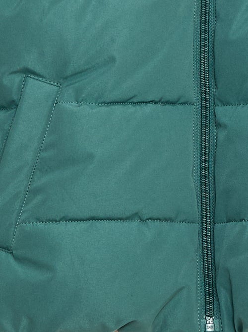 Jack met capuchon met fleecevoering - Kiabi