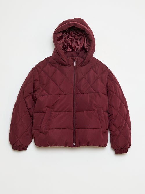 Jack met capuchon met fleecevoering - Kiabi