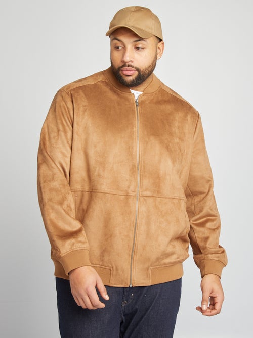 Jack van suèdine met rits - Kiabi