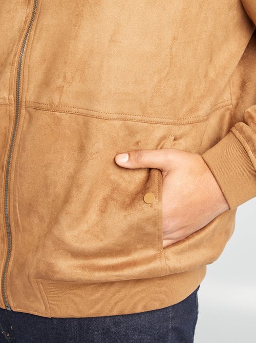 Jack van suèdine met rits - Kiabi