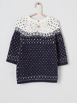 Jacquardjurk met broekkousen - Kiabi