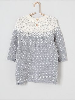 Jacquardjurk met broekkousen - Kiabi