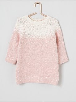 Jacquardjurk met broekkousen - Kiabi