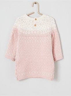 Jacquardjurk met broekkousen - Kiabi