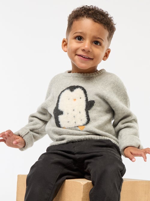 Jacquardtrui met pinguïnprint - Kiabi