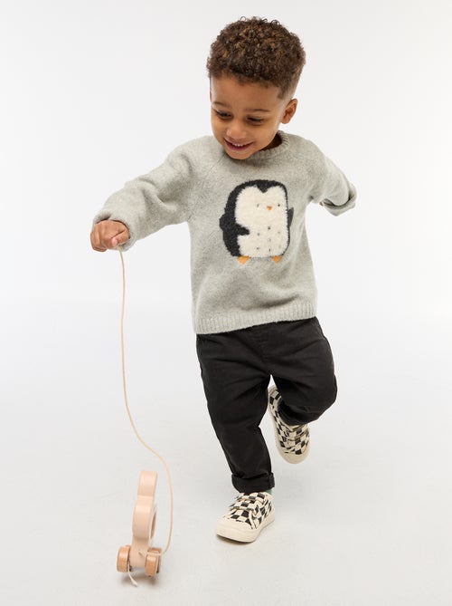 Jacquardtrui met pinguïnprint - Kiabi